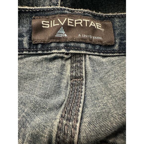 Vtg. Silvertab Levi’s Mens Baggy Carpenter Jeans 36X30‎ (Actual 29) Y2K Skater - Picture 13 of 14